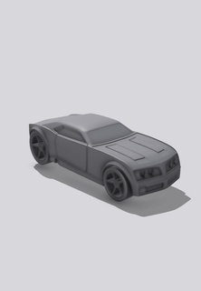 bully goat - hot wheels vehicle car toy 3d print model - Mito3D