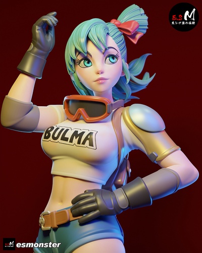 bulma2 drago palla carattere by esm arte bulma 3d print model - Mito3D