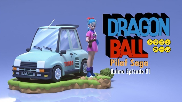 bulma - dragon ball game z balls auto anime character 3d print model - Mito3D