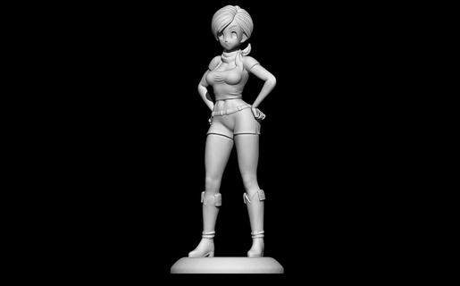 bulma - dragon ball super fanart Art dbz db manga anime daughter woman figurine 3d print model - Mito3D