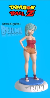 bulma Dragão bola cápsula corp figura anime 3d brinquedo colecionável 3d print model - Mito3D