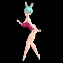 bulma sexy coniglietto costume 3d print model - Mito3D