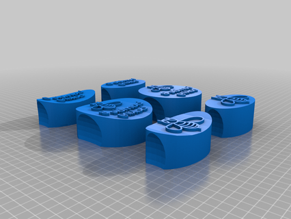 trastabillar horneando sellos 3d impresión 3d print model - Mito3D