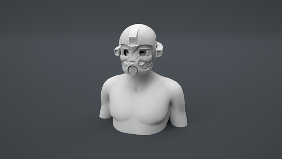 bourdon masque jouet Jeu 3d impression disney Pixar up dessins animés gamins miniature endroit mignonne flexi transformateur cosplay accepter robot 3d print model - Mito3D