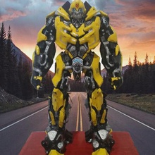 transformers bumblebee a arte transformador robô camaro brinquedos figura de ação 3d print model - Mito3D