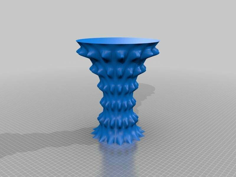 bump vase 13 3D print model - Mito3D