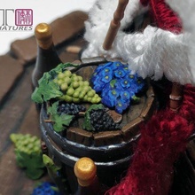 bunch grapes art wine dollhouse diorama toys decoration toy dolls 3d print model - Mito3D