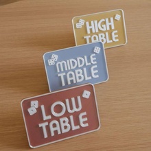 bunco table signs game dice 3d print model - Mito3D