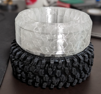 bundle 22 x 525 insert foam hyrax lp 1 10 crawler rc trail antifoam wheel axial element endure gatekeeper associated losi proline tire 3d print model - Mito3D