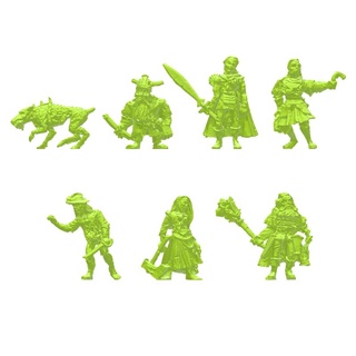 bundle 7 zombies city oldhammer Game zombie 3d print model - Mito3D