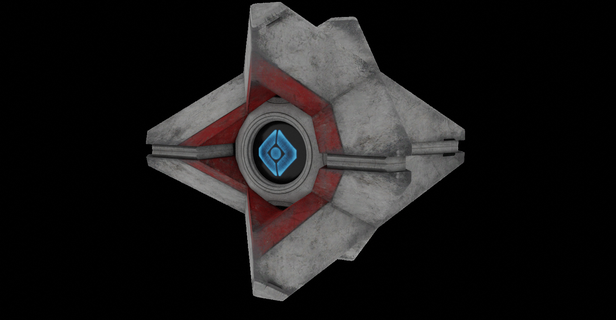 bungie's destiny - classic ghost shell destiny bungie ghost shell prop  3d print model - Mito3D