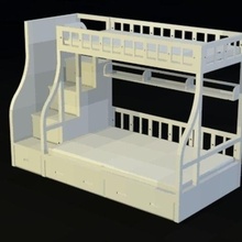 bunk 1 architecture furniture 3d print model - Mito3D
