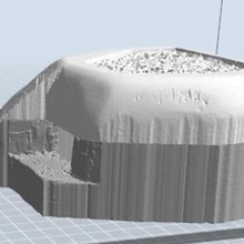 bunker vários 3d impressão diorama concreto parede 3d print model - Mito3D