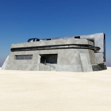 bunker architettura guerra ambientazione soldato protezione murata difesa modello casa serratura 3d print model - Mito3D