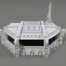 bunker santo águia jogo prédio guarda imperial ilitarum astra o espaço marines imperium jogos de guerra cena warhammer 40k 3d print model - Mito3D