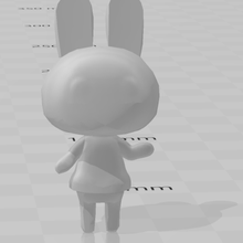 bunnie animal crossing jeu jouet d'accessoires 3d print model - Mito3D