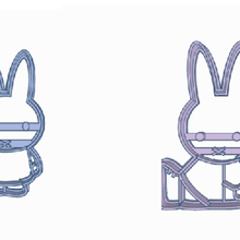 tavşanlar Kurabiye kalıbı tavşan kurabiye kesici 3d 3d print model - Mito3D