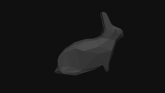 lapin art animal Pâques hase lowpoly osterhase animaux créatures 3d print model - Mito3D