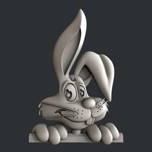 bunny art vcarve aspire artcam magic bones printer 3dmodels 3d print model - Mito3D