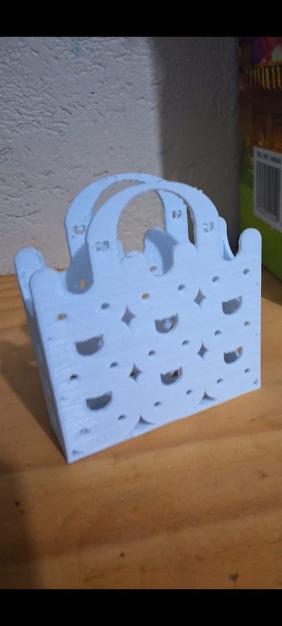 tavşan plaj sırt çantası kot nj moda oyuncak bebek fan yapımı 3d print model - Mito3D