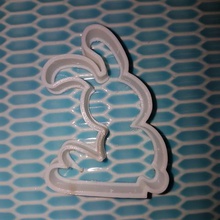 bunny cookie cutter home cute kitchen 3d print model - Mito3D
