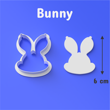bunny cookie fondant cutter home dough easter 3d print model - Mito3D