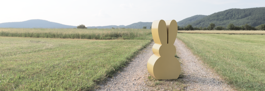 bunny decor easterxcults  3d print model - Mito3D