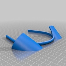bunny ears fashion customized accessories 3d print model - Mito3D
