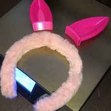 bunny ears headband fashion costume accessories 3d print model - Mito3D