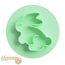 bunny fondant cookie cutter & stamp 3d print model - Mito3D