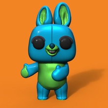 bunny funko verschiedene jannie toy story 4 - Spielzeug Sammlerstück pixate 3d print model - Mito3D