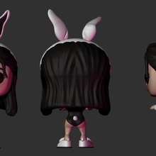bunny girl funko 3d print model - Mito3D