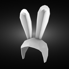 bunny helmet 3d print model - Mito3D