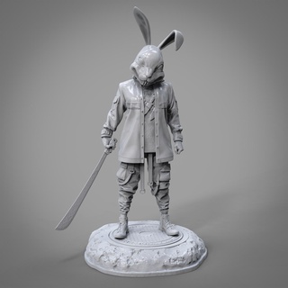 tavşan adam komik Sanat efsane korku cadılar bayramı terör kentsel Moster 3d print model - Mito3D