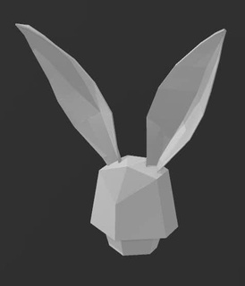 bunny mask 3d print model - Mito3D