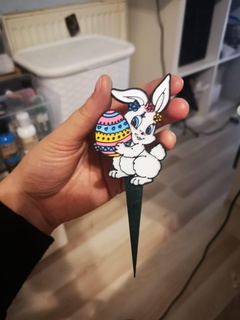 bunny ornament easter spring fun cute 3d print model - Mito3D