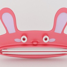 bunny coller poussoir la maison animal salle de bains décor squeeze 3d print model - Mito3D