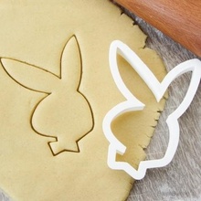 bunny playboy cookie cutter professional home 3dprinting biscuit biscuits cookiecutter cooky dining fondant ginger gingerbread house household keyhole kitchen kitchenware pastry printable 3d print model - Mito3D