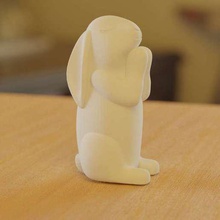bunny praying sky animals 3d print model - Mito3D