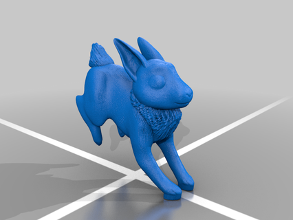 bunny project art 3d print model - Mito3D