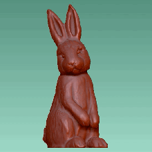 bunny rabbit 3d print model - Mito3D