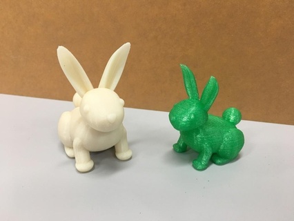 coniglietto coniglio animale Pasqua animali 3d print model - Mito3D