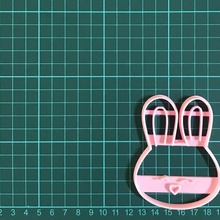 tavşan kurabiye kalıbı sanat bunny kesici keskin Paskalya 3d print model - Mito3D