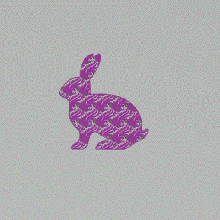 bunny rabbit silhouette hare easterdecko east eastern easy print ender 3d print model - Mito3D