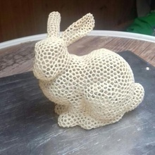 coniglietto di voronoi supporto coniglio vari 3d print model - Mito3D