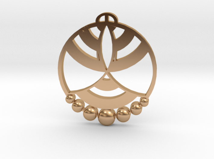 burbage wiltshire crop circle pendant harvest 3D print model - Mito3D