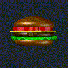 hamburger Hamburger 3d print model - Mito3D