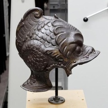 burgonet art armor armour creature helmet met3d met museum scan prettysmallthings sculptures 3d print model - Mito3D