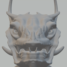 burhok wise art dragon 3d 3d print model - Mito3D