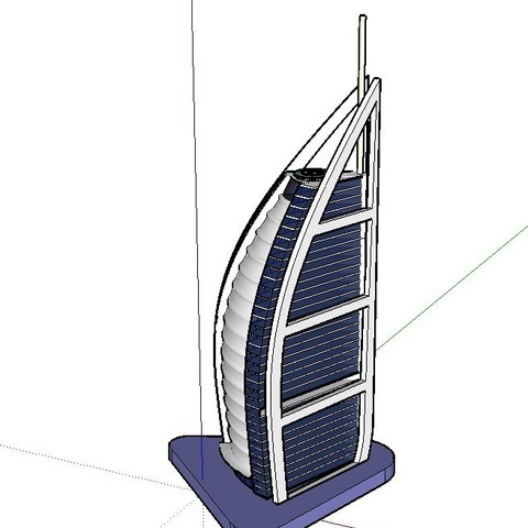 burj al arab tool 3d-drucken seetheworld 3D print model - Mito3D